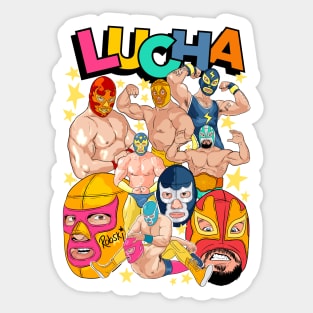 MUCHA LUCHA Sticker